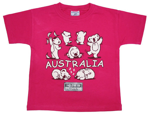 Kids Glow In The Dark Australia T-Shirt