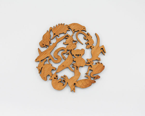 Mix Animal Trivet - Gifts At The Quay