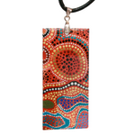 Aboriginal Art Pendant - Gather Together