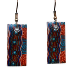 Aboriginal Art Earring - Bush Medicine